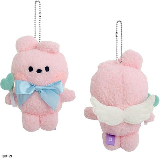 BT21 Schlüsselring Plüsch, Cooky, Engel, Unisex - Bild 1