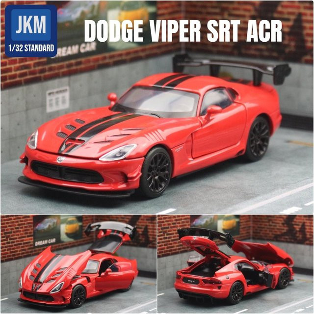JKM Dodge Viper Srt Acr Spielzeugauto, Modell, 1:32, Metall, mit Licht und Sound, ab 14 Jahren - Bild 1