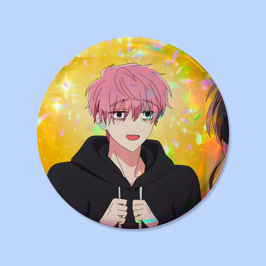 Brosche Tamon Fukuhara Anime-Charaktere, Runde Anstecknadel - Bild 5