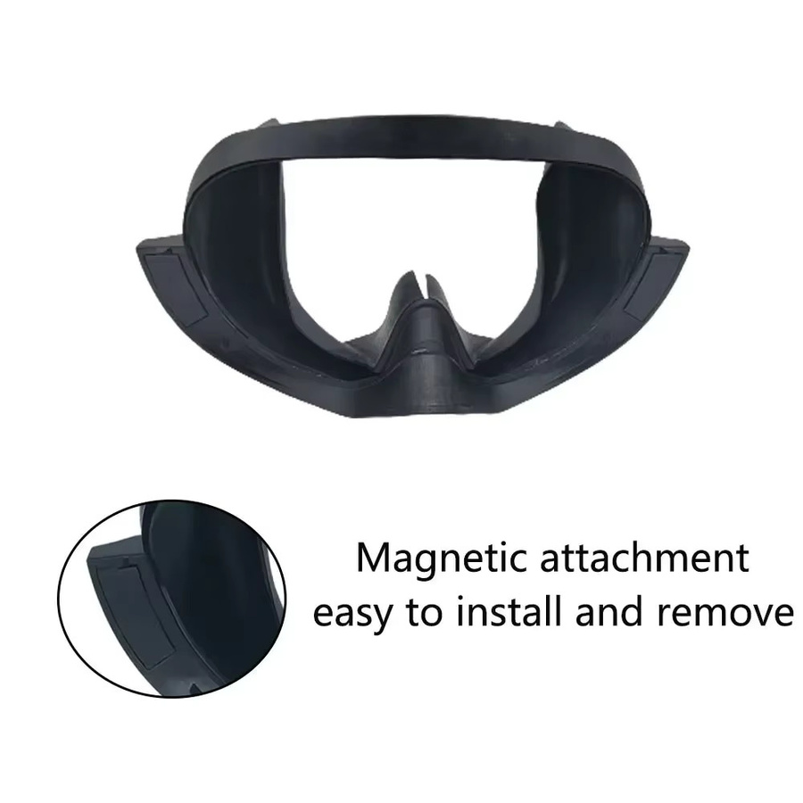 Meta Augenabdeckungspolster für Quest Pro VR Headset, lichtblockierende Gesichtsmaske in Schwarz - Bild 3