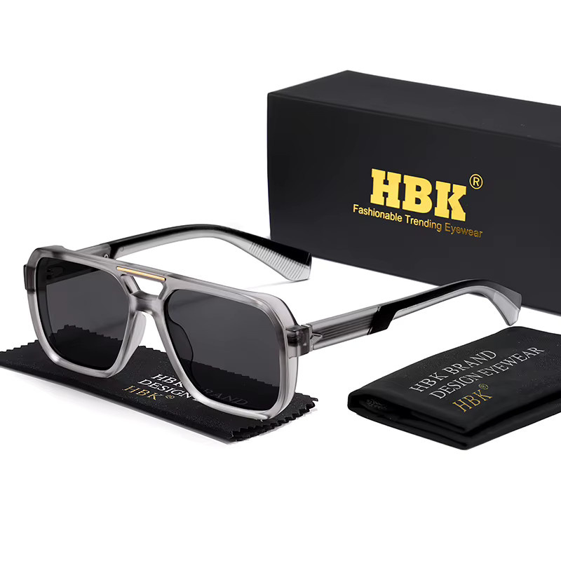 HBK Mode Sonnenbrille Aviator, Vollrand, Unisex - Bild 1