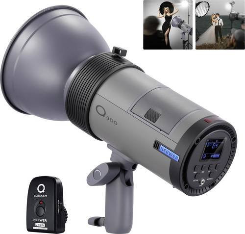 Neewer Q300 LED Videoleuchte in Grau mit Bluetooth-Funktion - Bild 1