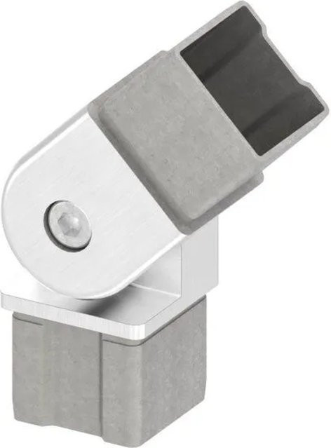 FeNau Steckgelenk aus V4A Edelstahl in Silber für 40 x 40 x 2 mm Rohre - Bild 1