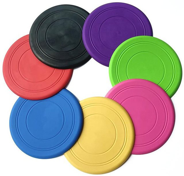 YJSTY Haustierspielzeug Frisbee, rosa, 1-teiliges Set - Bild 1