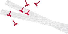 Eichner VISIPLAN Signal in Rot aus transparentem Kunststoff - Bild 1