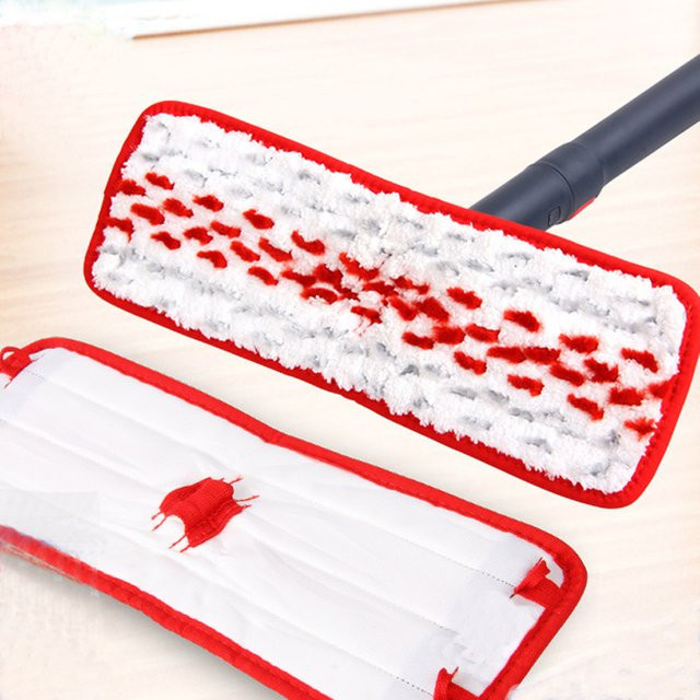 Vileda Mikrofaser Mopp-Nachfüllköpfe in Rot, 2 Stück, B/T/H: 35,0 x 13,0 cm - Bild 1