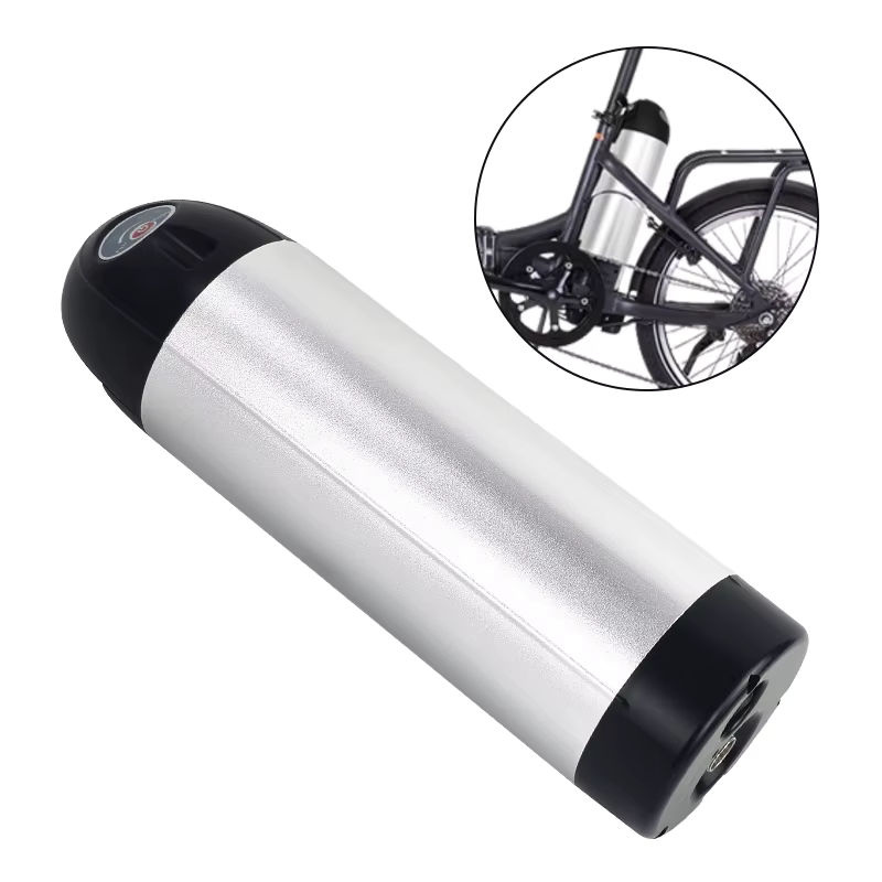 E-Bike Batterie 36V mit Side Release für City und Mountainbikes in Silber - Bild 4