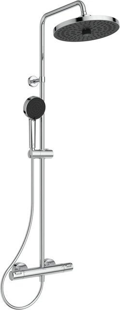 Ideal Standard Brausegarnitur Ceratherm T25+ mit Thermostat, Handbrause und Regendusche in Chrom - Bild 1