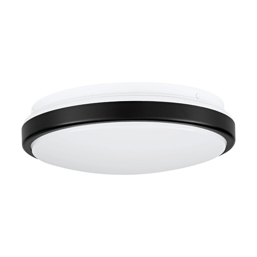 Eglo LED-Deckenleuchte Lezuza in Weiß-Schwarz mit modernem Design, Durchmesser: 24,5 cm - Bild 2