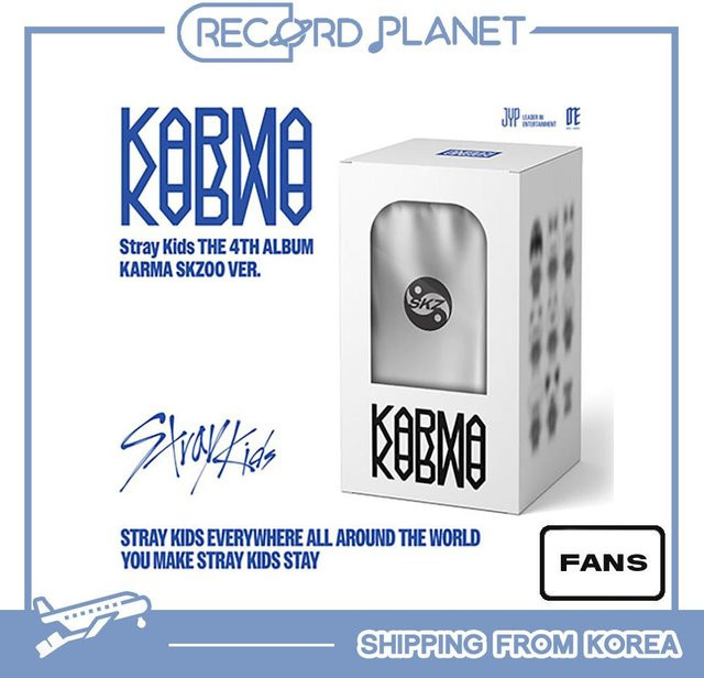 Stray Kids Album Karma SKZOO Version mit NFC und POB in Weiß - Bild 1