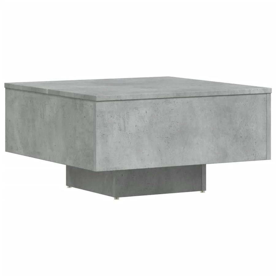 vidaXL Couchtisch aus Holzwerkstoff in Betongrau, B/T/H: 60 x 60 x 31,5 cm - Bild 2