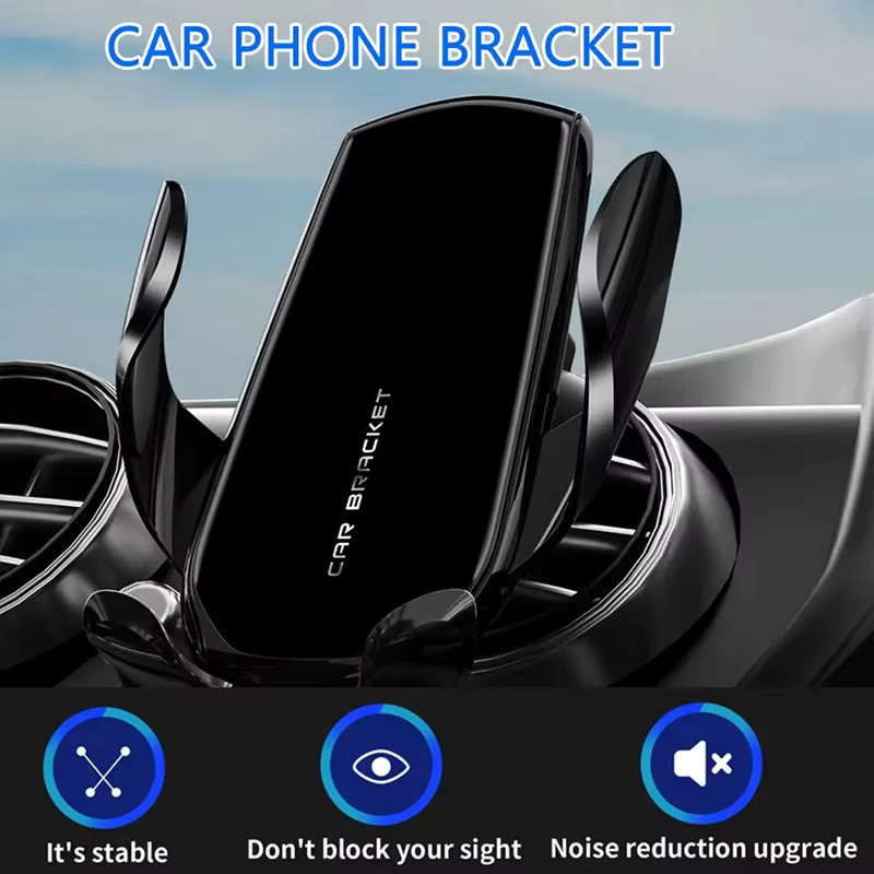 BRYNTHORX Schwerkraft-Smartphone-Halterung für die Auto-Lüftung in Grün, universelle Handyhalterung für iPhone, Huawei und Oppo - Bild 4