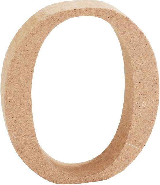 VBS MDF-Holz Buchstabe O in Braun - Bild 1