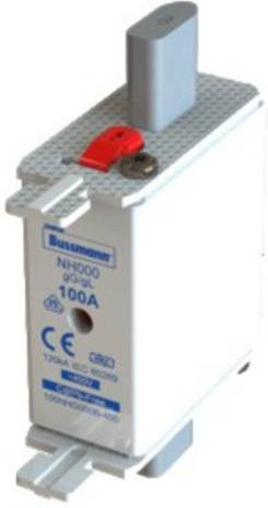Eaton NH-Sicherung 100NHG000B-400, Sicherungsgröße 000, 100A, 400V, 3er-Set, Weiß - Bild 1