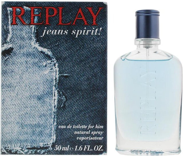 Replay Jeans Spirit Eau de Toilette, 50 ml, Herren - Bild 1