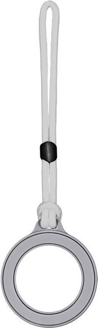 Universelles magnetisches Handy-Ring-Lanyard mit abnehmbarem Anhänger und verstellbarem Tragegurt in Weiß für iPhone 16 17 Pro - Bild 1