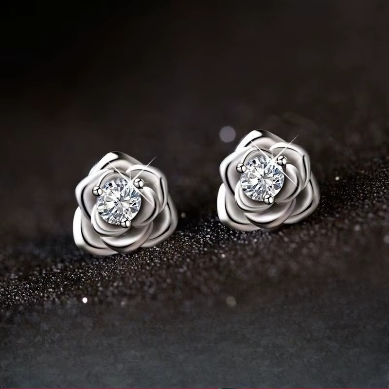 Ohrringe 925 Silber, Zirkonia, Damen - Bild 2