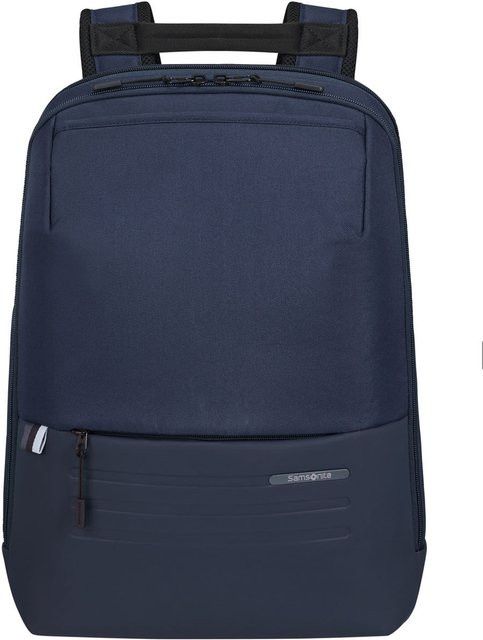Samsonite Stackd Biz Rucksack für 14,1 Zoll in Navy Blue mit USB-C Anschluss - Bild 1