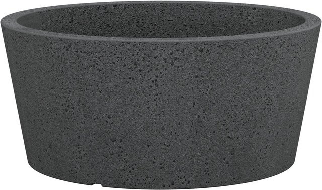 Scheurich Pflanzschale C-Cone in Stony Black, Durchmesser: 39 cm - Bild 1