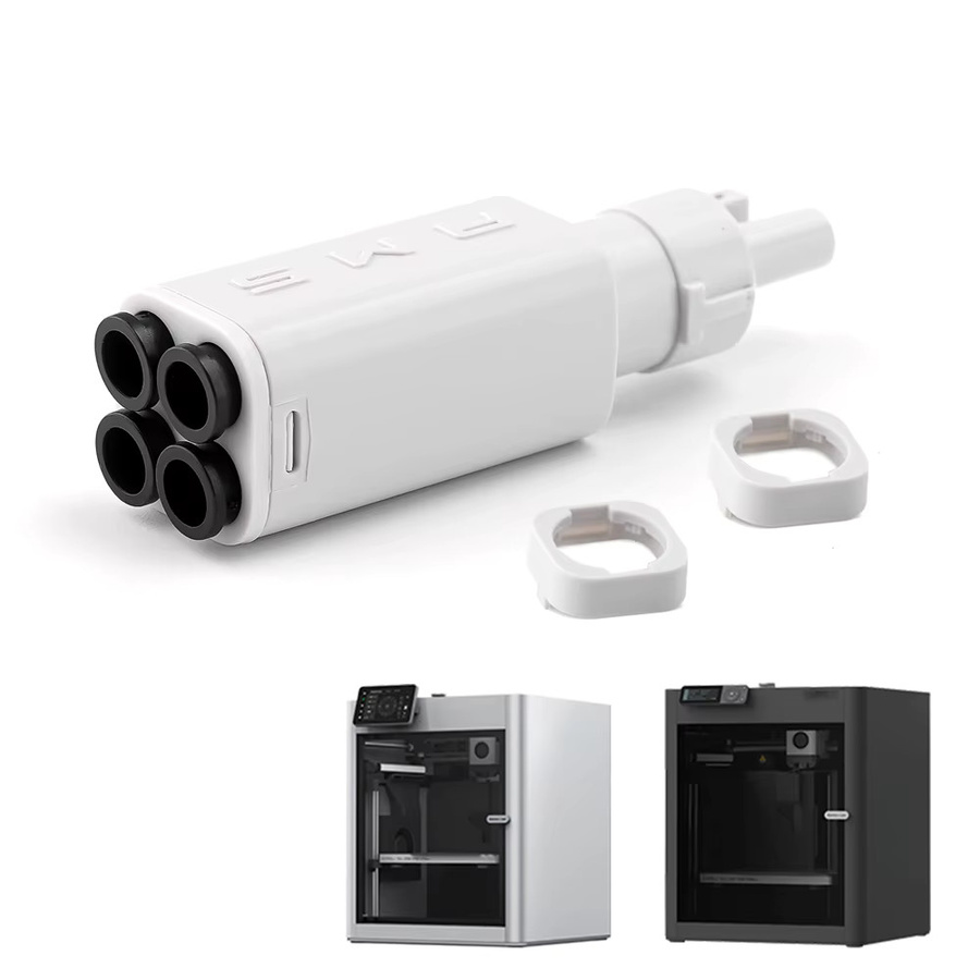 Bambu Lab AMS Filament Hub Fünf-Wege-Komponente für Mehrfarbdruck mit Bambu Lab A1 und A1 Mini in Weiß - Bild 2