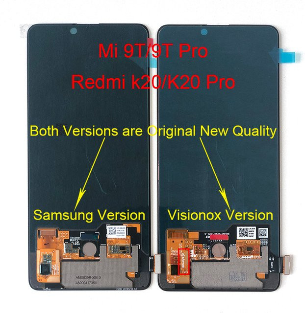 Xiaomi Mi 9T AMOLED LCD Display mit Touch Panel Digitizer in Schwarz, 6,39 Zoll, kompatibel mit Redmi K20 und K20 Pro - Bild 1