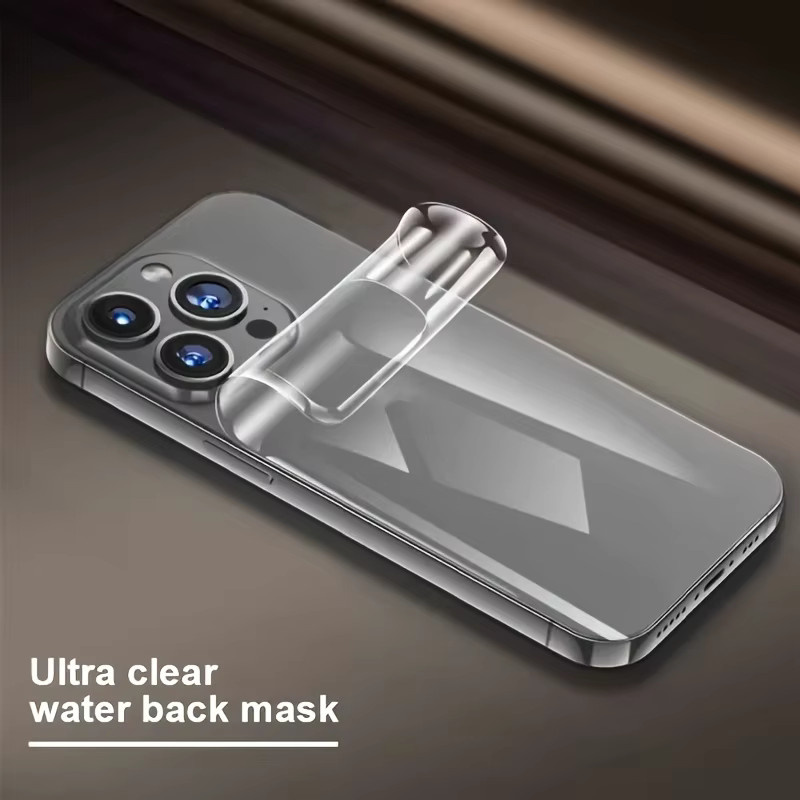 3er-Pack Hydrogel-Schutzfolie für die Rückseite von Apple iPhone 16 Pro Max, transparent, ultradünn und kratzfest - Bild 2