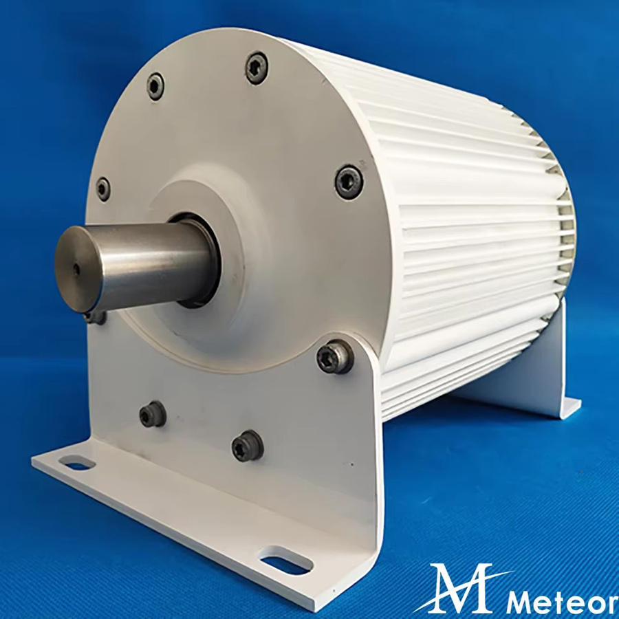 Elektrogenerator mit Permanentmagnet für Wasserturbinen, Niedrigdrehzahl-Generator mit Basis, verfügbar in 5KW, 10KW oder 20KW (48V, 96V, 120V, 220V) - Bild 2