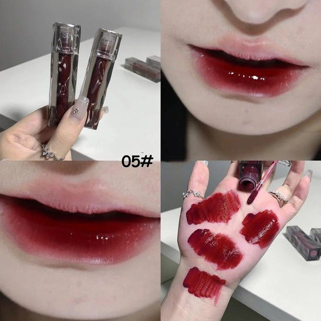 TianJinGeErLiShangMaoYouXianGongSi Lipgloss, Flüssiger Lippenstift, Glänzend, 05# - Bild 1