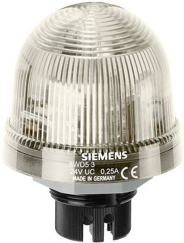 Siemens Signallampe 8WD5300-1AE transparent Durchmesser: 7,0 cm, Höhe: 6,6 cm - Bild 1
