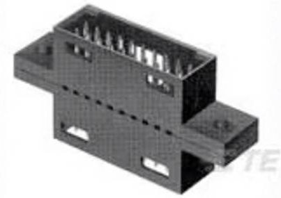 TE Connectivity Einbau-Stiftleiste Standard 87608-1 in Schwarz - Bild 1