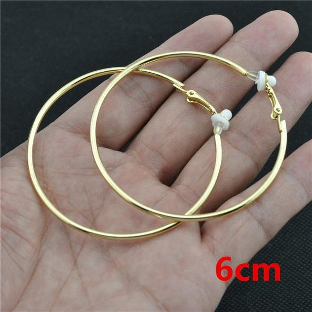 Wucifang Jewelry Ohrclips, Roségold, Zinklegierung, Damen - Bild 1
