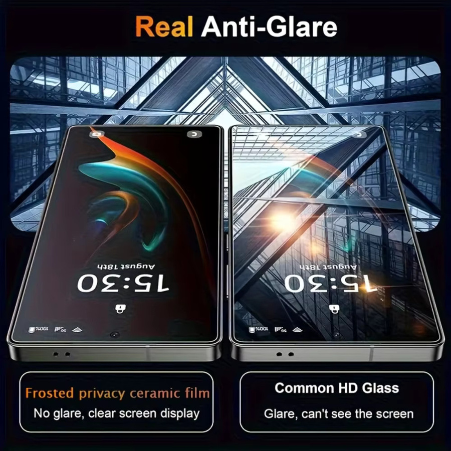 NNBILI 4er-Pack Matte Privatsphäre-Keramik-Displayschutzfolie für Samsung Galaxy S26 S25 S24 S23 S22 S21 Ultra FE - Bild 2