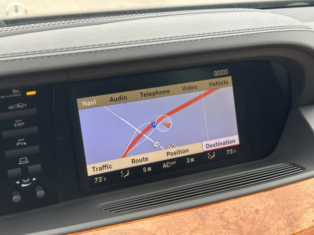 Easymox LCD-Bildschirm für Mercedes-Benz S-Klasse W221 2005–2013, Navigationsinformationen und Radio-Ersatz, Schwarz - Bild 1