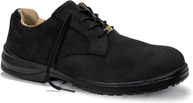 Elten Sicherheitshalbschuh Manager XXB Low ESD S3 aus Leder in Schwarz-Grau, Größe 49 - Bild 1