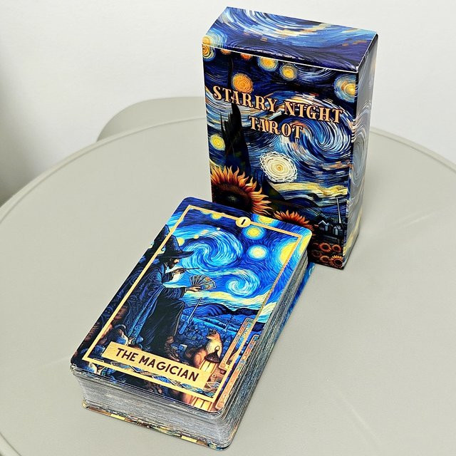 STERN Sternennacht-Zauberthema, Tarotkarten, Fantasy - Bild 1