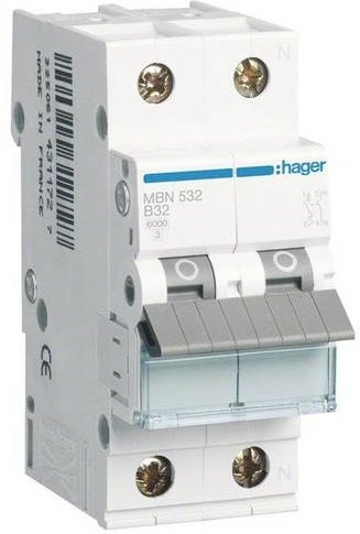 Hager Leitungsschutzschalter MBN532 2-polig 32A 230V - Bild 1