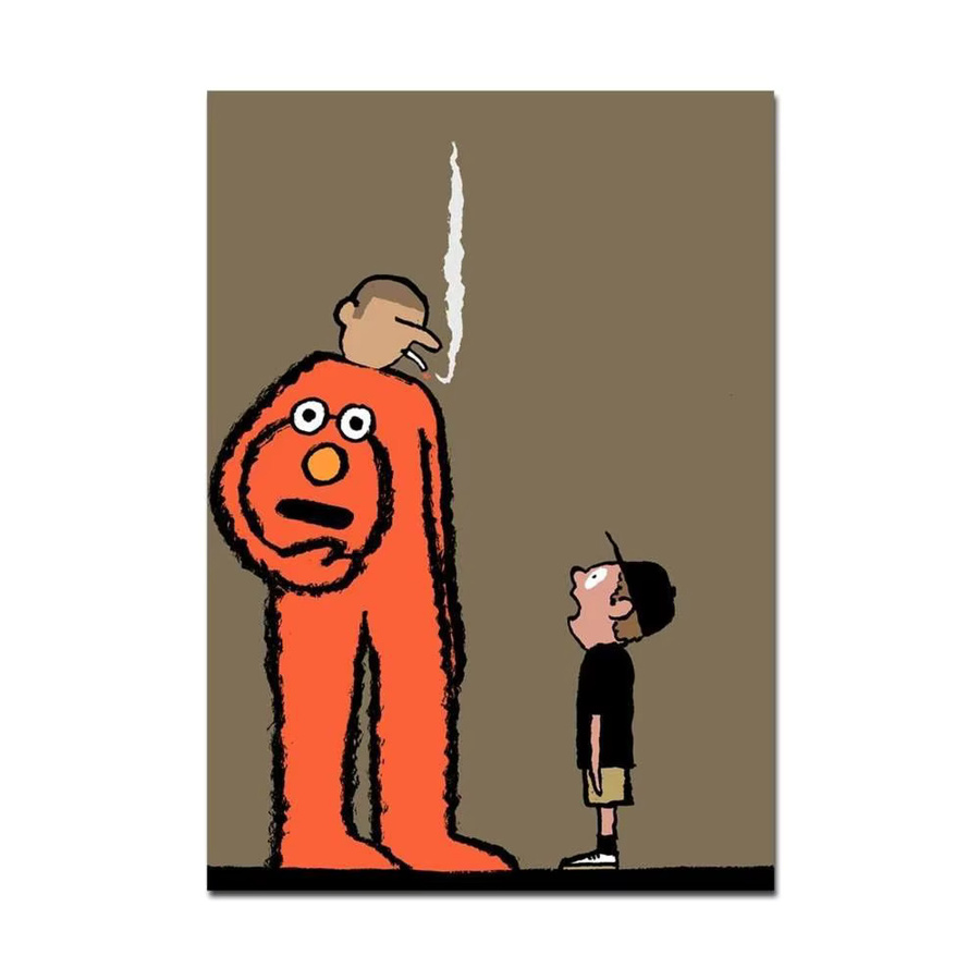 Anime J-Jean Art Jullien Selbstklebendes Anime-Poster aus weißem Kraftpapier in Mehrfarbig - Bild 6