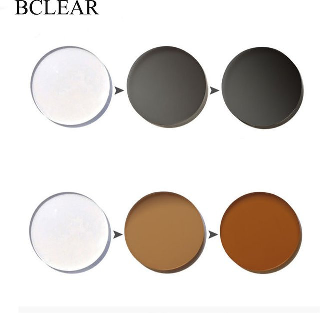 BCLEAR Sonnenbrille, Photochrome, rund, grau, braun - Bild 1