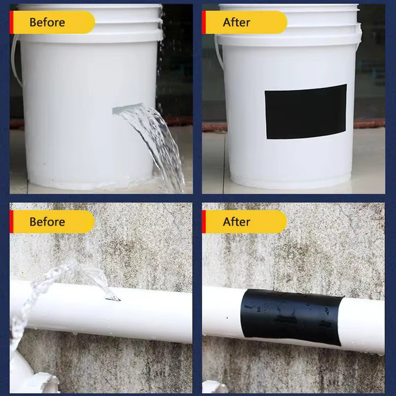 Wasserdichtes Anti-Leckage Reparaturband aus Gummi in Schwarz oder Transparent zur Leckage-Reparatur - Bild 4