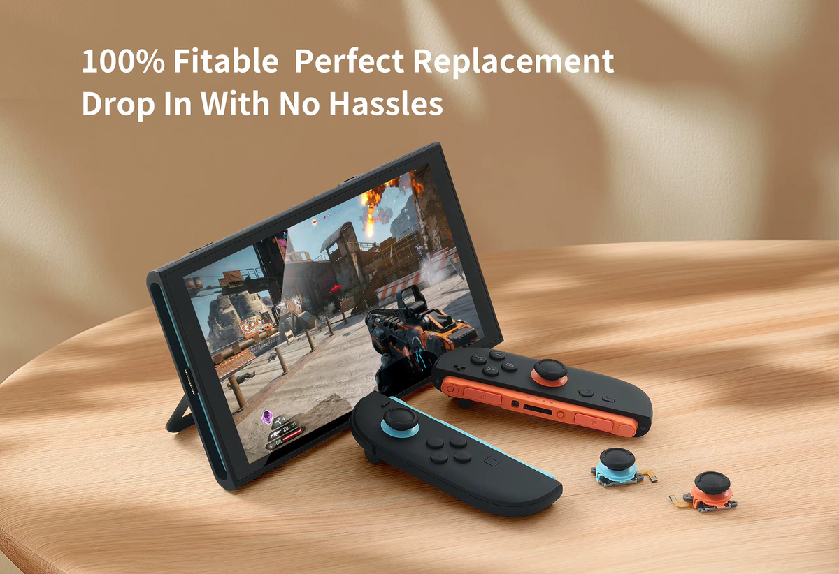 GuliKit TMR Joystick für JoyCon 2 als Ersatzteil für Nintendo Switch zur Reparatur ohne Drift-Effekt - Bild 3