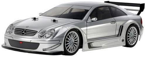 Tamiya MB CLK AMG 2002 Mercedes-Benz RC Modellauto Bausatz 1:10 Elektro Allradantrieb Silber - Bild 1
