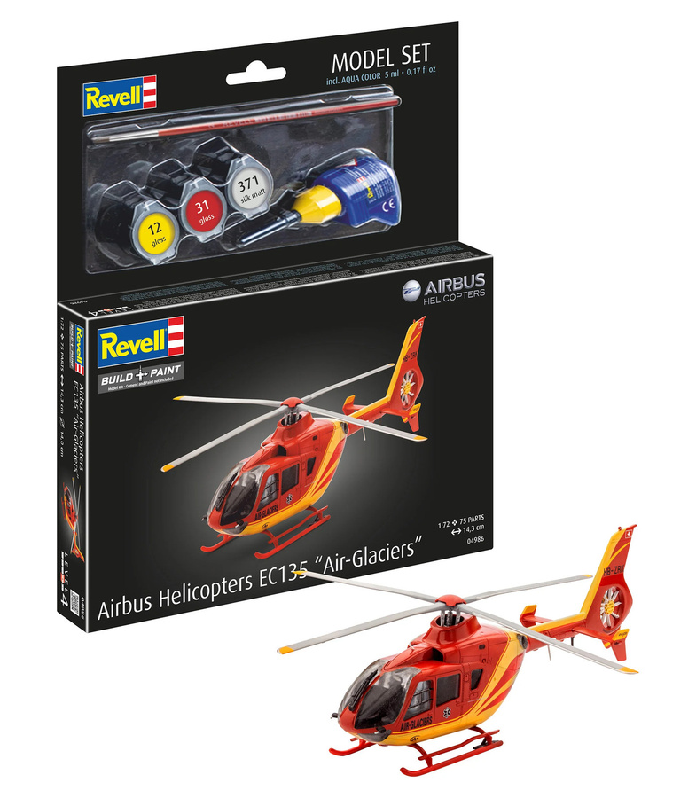 Revell EC135 AIR-GLACIERS, Modellset, 1:72, Fahrzeuge - Bild 3