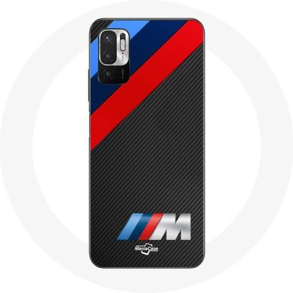 Xiaomi Poco M3 Pro Schutzhülle mit BMW M Carbon Logo in Schwarz - Bild 1
