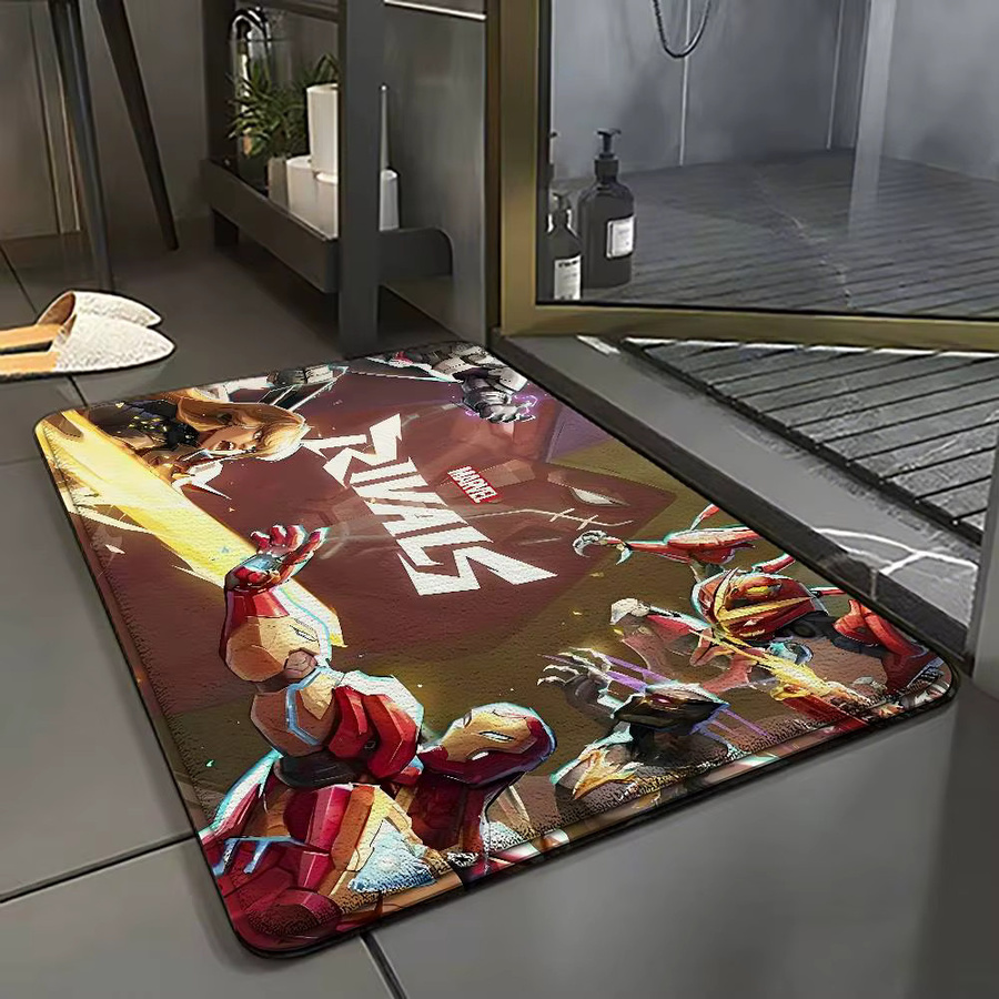 Rutschfeste Marvel Hero Anime Comics Fußmatte von Beast Kingdom, Mehrfarbig, B/T: 60 x 40 cm - Bild 2