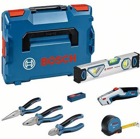 Bosch Professional 16-teiliges Handwerkzeug- und Zangen-Set aus Edelstahl in Blau - Bild 1