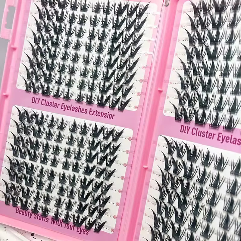 LIMEIKAI Falsche Wimpern, Cartoon-Style, 256 Stück, Unisex - Bild 4