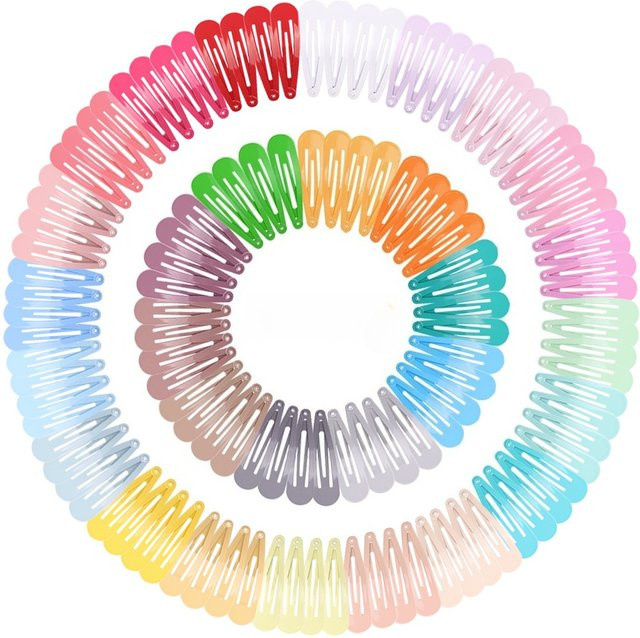 KIDS BOWS Haar Clips, 80 Stück, Bunt, Glänzend, Mädchen - Bild 1