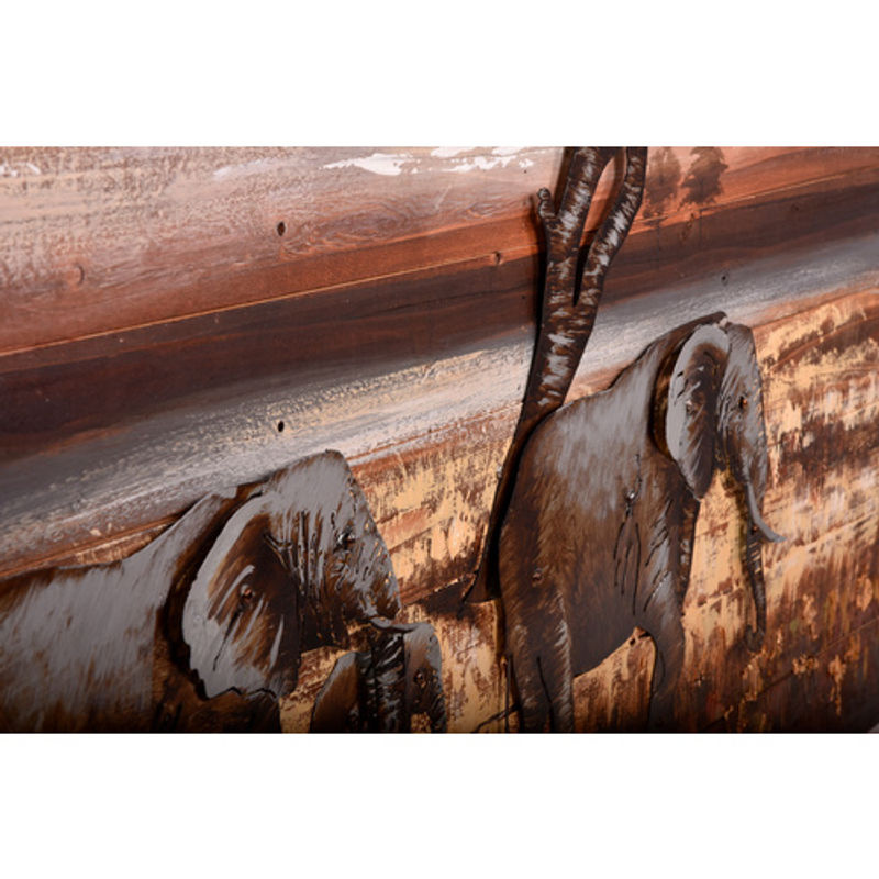 INTERIA Home & Living Wandbild aus Metall mit Tier-Motiv in Mehrfarbig, Querformat und Rechteckig - Bild 2