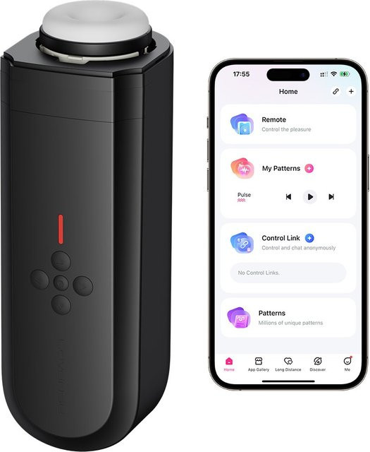 Lovense Solace App-steuerbarer Masturbator in Schwarz - Bild 1