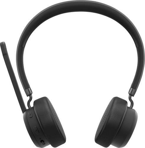 Lenovo Wireless VoIP On-Ear Headset Bluetooth Stereo in Schwarz mit Mikrofon-Rauschunterdrückung und Mikrofon-Stummschaltung - Bild 1